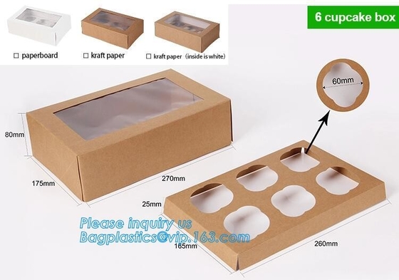 Caja de los tallarines, embalaje disponible de la ensalada, fiambrera de papel de Kraft, fiambrera de papel de encargo disponible de Kraft