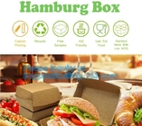 Caja de Hamburgo, panadería, Choco, cajas con la ventana, cajas de la galleta, molletes, anillos de espuma, pasteles, cocinero Warehouse