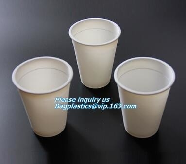 Tazas de café biodegradables amistosas abonablees del bagazo de la taza 8/12oz Eco de la caña de azúcar, pulpa del bagazo de la caña de azúcar