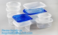 Contenedores de almacenamiento reutilizables de comida del congelador con las tapas, Microwaveable libre de Bento Box BPA de los sistemas del envase de la preparación de la comida