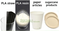 Las pajas de beber del PLA, paja gigante de CPLA, envuelta individualmente, planta basaron la paja abonable de Flexi, cóctel