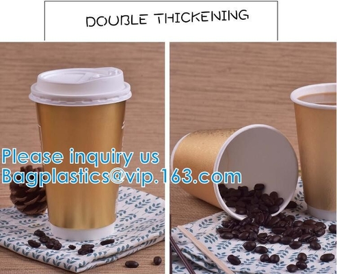 Fuentes de la celebración de días festivos de Drinkware de la Navidad de la hoja de oro, taza de papel disponible de Navidad, fuentes del día de fiesta de Navidad