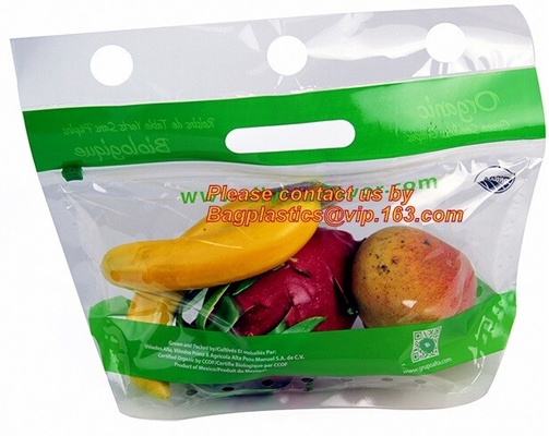 Bolsillo con cremallera, paquete vegetal, impresión de capa ULTRAVIOLETA Doypack, acondicionamiento de los alimentos, paquete Zip lockk del almacenamiento del resbalador de la fruta