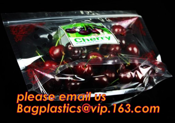 Bolsillo con cremallera, paquete vegetal, impresión de capa ULTRAVIOLETA Doypack, acondicionamiento de los alimentos, paquete Zip lockk del almacenamiento del resbalador de la fruta