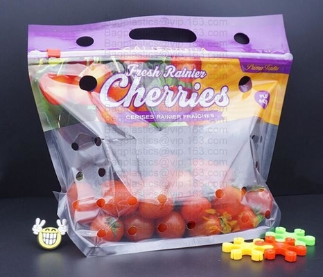 Eco amistoso, legumbre de frutas que se puede volver a sellar, acondicionamiento de los alimentos, bolso biodegradable de la película de poliéster de la nuez de los frutos secos de la hoja