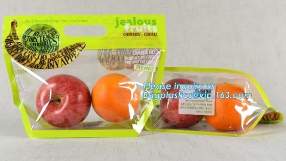 Soporte del Zip lockk de Empaque Alimentos encima del bolso seco de empaquetado del acondicionamiento de los alimentos de los frutos secos del mango del bolso de la nuez plástica del bocado