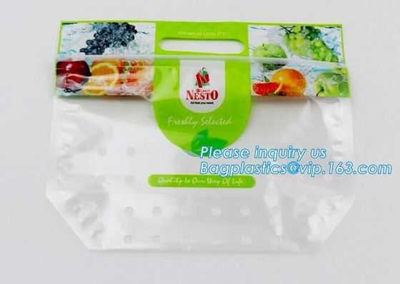 Soporte del Zip lockk de Empaque Alimentos encima del bolso seco de empaquetado del acondicionamiento de los alimentos de los frutos secos del mango del bolso de la nuez plástica del bocado