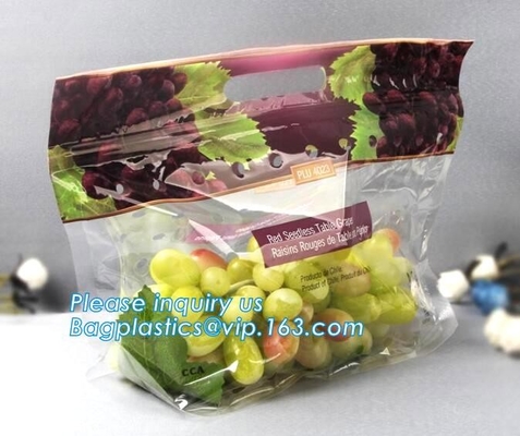 Soporte del Zip lockk de Empaque Alimentos encima del bolso seco de empaquetado del acondicionamiento de los alimentos de los frutos secos del mango del bolso de la nuez plástica del bocado