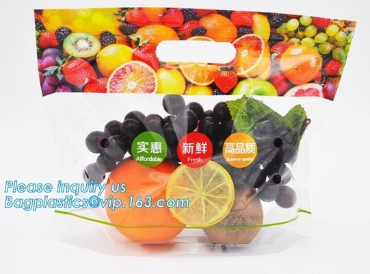 Soporte del Zip lockk de Empaque Alimentos encima del bolso seco de empaquetado del acondicionamiento de los alimentos de los frutos secos del mango del bolso de la nuez plástica del bocado