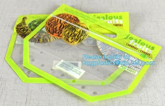 Soporte del Zip lockk de Empaque Alimentos encima del bolso seco de empaquetado del acondicionamiento de los alimentos de los frutos secos del mango del bolso de la nuez plástica del bocado