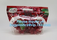 Verduras frondosas de la lechuga de la ensalada de las frutas de la niebla anti fresca de las bolsas BOPP que empaquetan los bolsos, vegebag, logotipo de la impresión