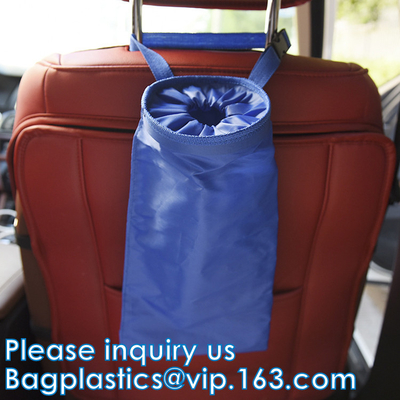 El bolso de la ejecución de la basura del coche, almacenamiento embolsa el compartimiento de basura hermético del coche de Collapsible Portable Waterproof del organizador