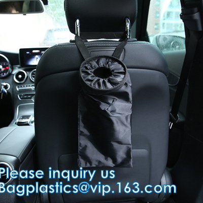 El bolso de la ejecución de la basura del coche, almacenamiento embolsa el compartimiento de basura hermético del coche de Collapsible Portable Waterproof del organizador