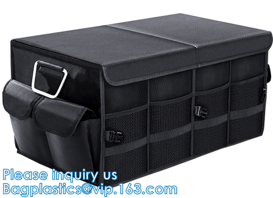 El organizador For SUV, capacidad grande extensible, organizador robusto del tronco de coche del almacenamiento del tronco del cargo, no desliza inferior
