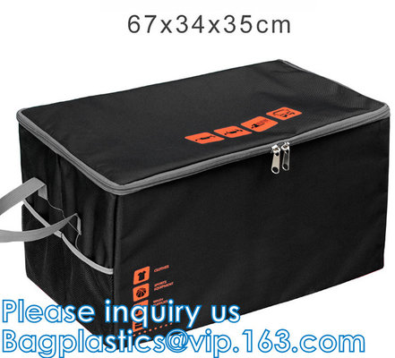 El organizador For SUV, capacidad grande extensible, organizador robusto del tronco de coche del almacenamiento del tronco del cargo, no desliza inferior