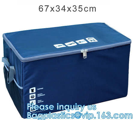 El organizador For SUV, capacidad grande extensible, organizador robusto del tronco de coche del almacenamiento del tronco del cargo, no desliza inferior