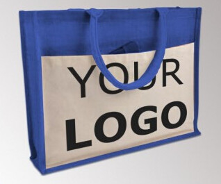 Bolsillo con cremallera interno de Tote Bag Full Gusset With del yute de Tote Bags Bulk Laminated Interior de la arpillera, DIY Art Crafts