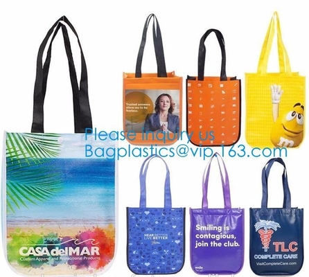 El totalizador no tejido del ultramarinos de la tela, reforzó las compras grandes resistentes de la manija, bolsos reutilizables de la caja de la cocina