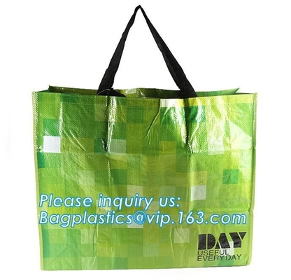 Comprador del ultramarinos, bolsos móviles grandes resistentes, manijas de las correas de la mochila, totalizadores del almacenamiento de las cremalleras, cajas de almacenamiento