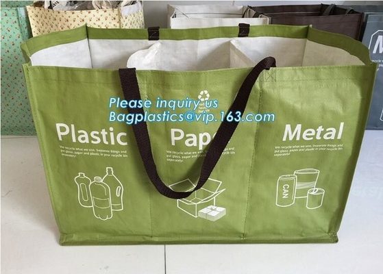 Comprador del ultramarinos, bolsos móviles grandes resistentes, manijas de las correas de la mochila, totalizadores del almacenamiento de las cremalleras, cajas de almacenamiento