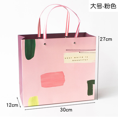 Bolsos que hacen compras de lujo, huéspedes de la boda de la tienda del negocio de la ropa de Matte Modern Embossed Birthday Merchandise