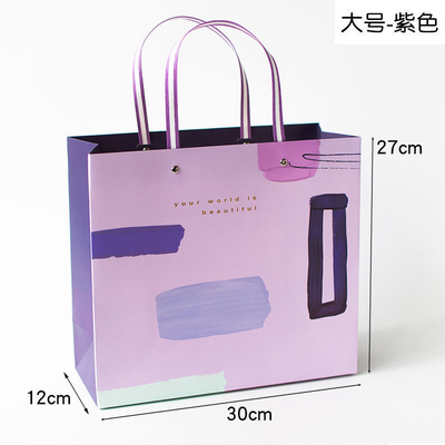 Bolsos que hacen compras de lujo, huéspedes de la boda de la tienda del negocio de la ropa de Matte Modern Embossed Birthday Merchandise