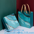 Bolso de papel con las manijas, bolso del banquete de boda, tamaño del regalo del ramo del XL de la bolsa de papel de cuadrado, envolviendo bolsos, cajas de regalo