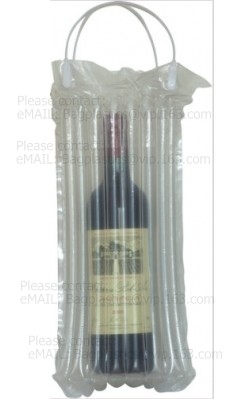 Los bolsos inflados del protector de la botella de vino, envuelven el transporte de cristal del viaje, columna llenada aire, el amortiguar hermético