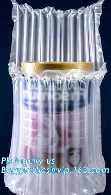 Los bolsos inflados del protector de la botella de vino, envuelven el transporte de cristal del viaje, columna llenada aire, el amortiguar hermético