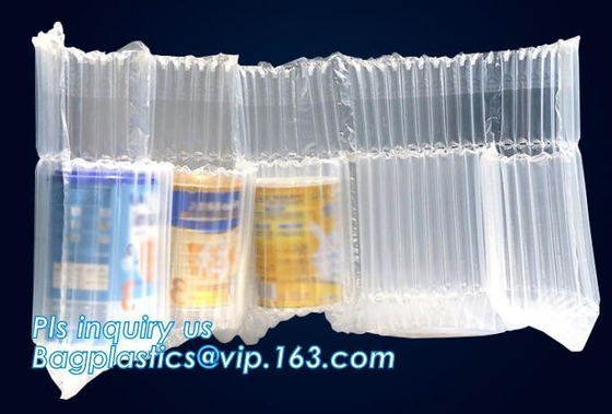 Los bolsos inflados del protector de la botella de vino, envuelven el transporte de cristal del viaje, columna llenada aire, el amortiguar hermético