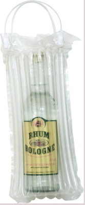 Los bolsos inflados del protector de la botella de vino, envuelven el transporte de cristal del viaje, columna llenada aire, el amortiguar hermético