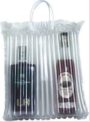 Los bolsos inflados del protector de la botella de vino, envuelven el transporte de cristal del viaje, columna llenada aire, el amortiguar hermético