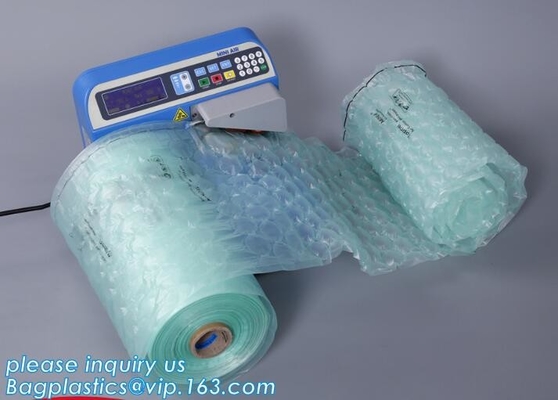Bolso de envío inflable de la almohada del aire, paquete protector, protector de la botella, amortiguador de la burbuja, rollo de la columna