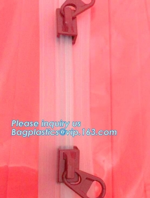 Prenda impermeable, cremallera convexa hermética del resbalador de Concavo, sello de la cremallera del reborde, cremallera del hueso, sello de goma, cremallera hermética