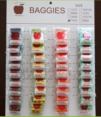 Mini Zip Baggies, bolso reutilizable de la cerradura de la cremallera del LDPE, Mini Apple Plastic Baggy, pequeño bolso de la cremallera, Minigrip, Zip lockk