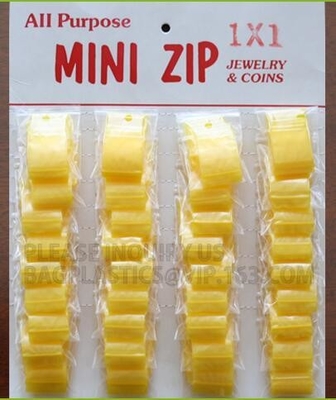 Mini Zip Baggies, bolso reutilizable de la cerradura de la cremallera del LDPE, Mini Apple Plastic Baggy, pequeño bolso de la cremallera, Minigrip, Zip lockk