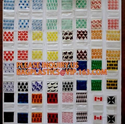 Mini Zip Baggies, bolso reutilizable de la cerradura de la cremallera del LDPE, Mini Apple Plastic Baggy, pequeño bolso de la cremallera, Minigrip, Zip lockk
