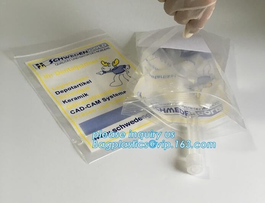 Bolsos médicos biodegradables de la píldora, bolso de la farmacia de la cremallera, bolsa de la píldora del sello del apretón, medicina, píldoras, empaquetado de las drogas