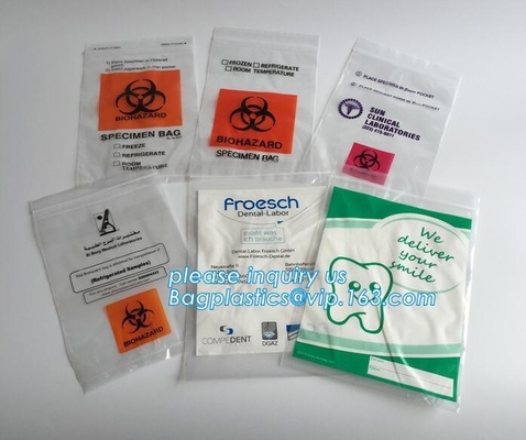 Bolsos médicos biodegradables de la píldora, bolso de la farmacia de la cremallera, bolsa de la píldora del sello del apretón, medicina, píldoras, empaquetado de las drogas