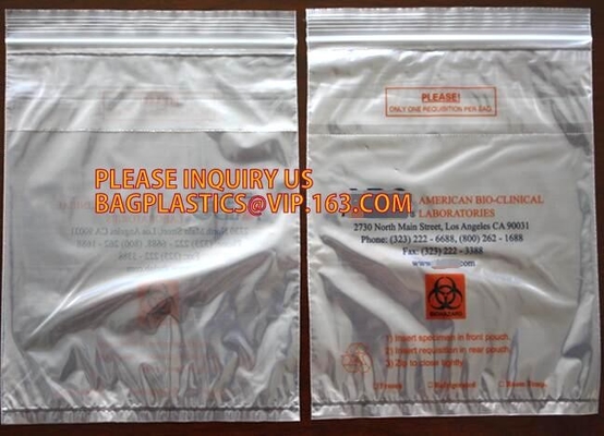 Bolsos médicos biodegradables de la píldora, bolso de la farmacia de la cremallera, bolsa de la píldora del sello del apretón, medicina, píldoras, empaquetado de las drogas