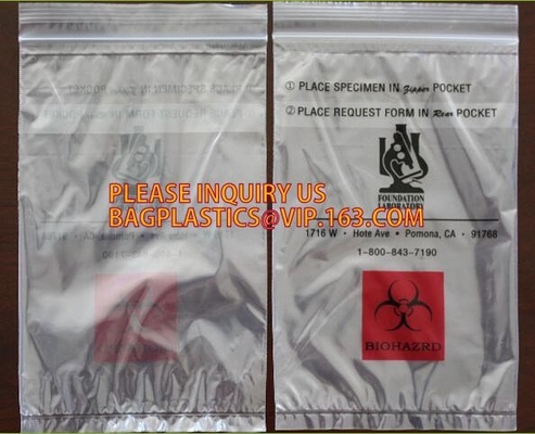 Bolsos médicos biodegradables de la píldora, bolso de la farmacia de la cremallera, bolsa de la píldora del sello del apretón, medicina, píldoras, empaquetado de las drogas