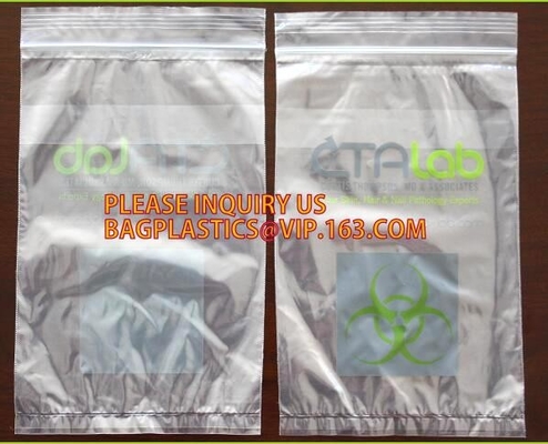 Bolsos médicos biodegradables de la píldora, bolso de la farmacia de la cremallera, bolsa de la píldora del sello del apretón, medicina, píldoras, empaquetado de las drogas