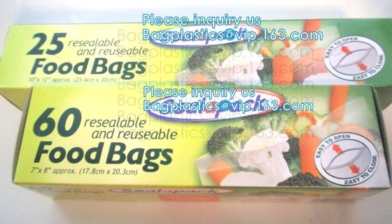 bolsos del sello de la cerradura del resbalador de la cremallera, bolsos de la comida del sello de la cremallera, solo lacre doble del resbalador, bolsos multi de la función, pacrite
