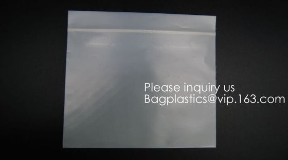 Bolso Zip lockk de la cremallera del bolso de la historieta doble abonable biodegradable del Ldpe con el logotipo, los zapatos y la ropa, ROPA