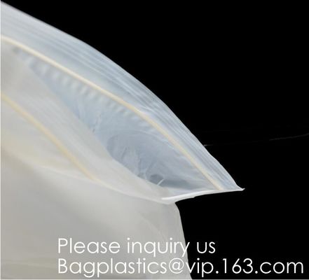 Bolso Zip lockk de la cremallera del bolso de la historieta doble abonable biodegradable del Ldpe con el logotipo, los zapatos y la ropa, ROPA