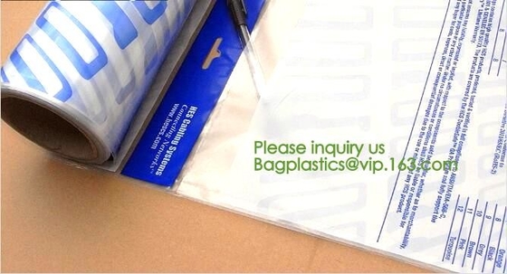 Bolsos automatizados máquina, bolsos de rollo que embalan autos plásticos polivinílicos perforados pre abiertos, empaquetamiento del LDPE