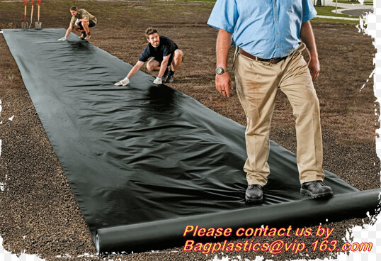 El constructor Film de la construcción, impermeabiliza Dampproof, TRAZADOR DE LÍNEAS de las CHARCAS, Geomembrane, geotextil, cubierta protectora