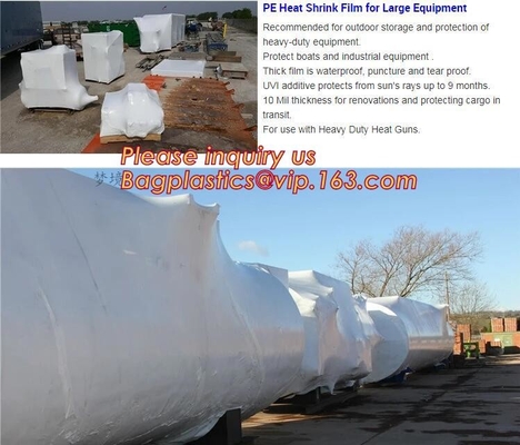 La película resistente del plástico de embalar del barco de POF, película central del doblez, coloreó la película termocontraíble protectora impresa