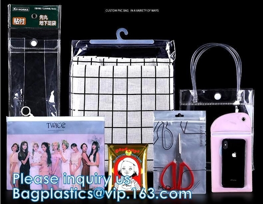 Bolso del almacenamiento de la ropa, organizador With Reinforced Handle, bolsos del almacenamiento del vinilo, cremalleras duales, totalizadores de mudanza del maquillaje