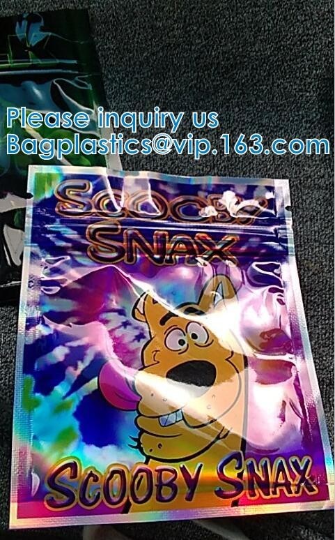 Bolsa Zip lockk que se puede volver a sellar, bolsos de Mylar, bolsos que se puede volver a sellar de la prueba del olor, bolso de la bolsa del papel de aluminio